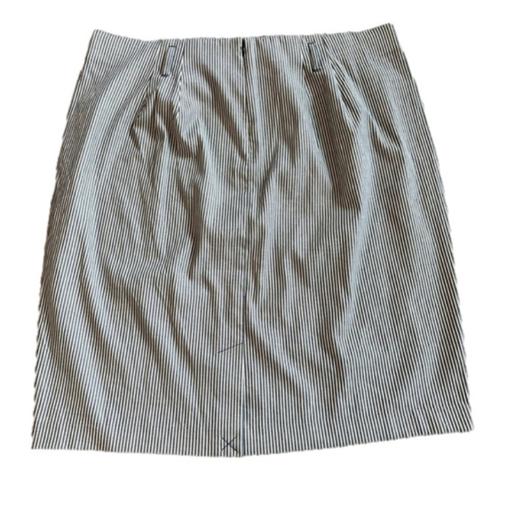LANE BRYANT Plus Size Cotton Pencil Skirt, Railroad Stripe, Size 22 - Picture 3 of 9
